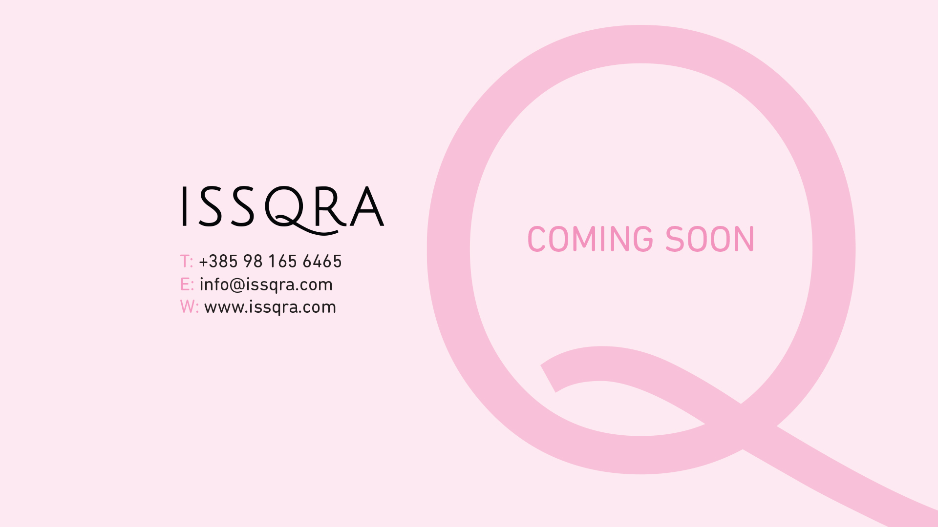 Coming soon - 098 165 6465 / info (at) issqra.com